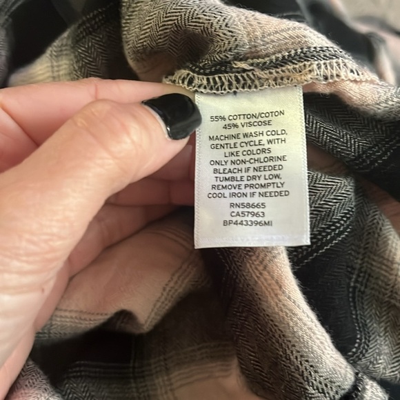 “BP: Plaid Button down top size small” - Picture 6 of 7